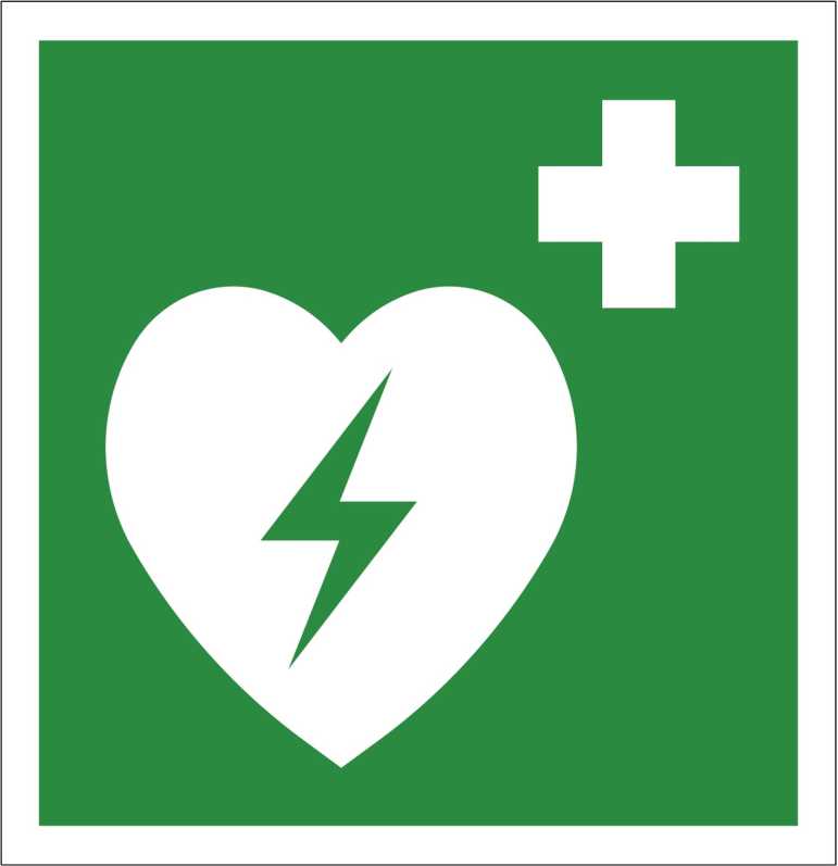 AED Hinweis