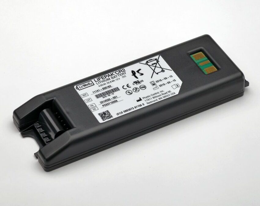 LIFEPAK® CR2 Batterie Lithium-Mangandioxid (Li/MnO2)